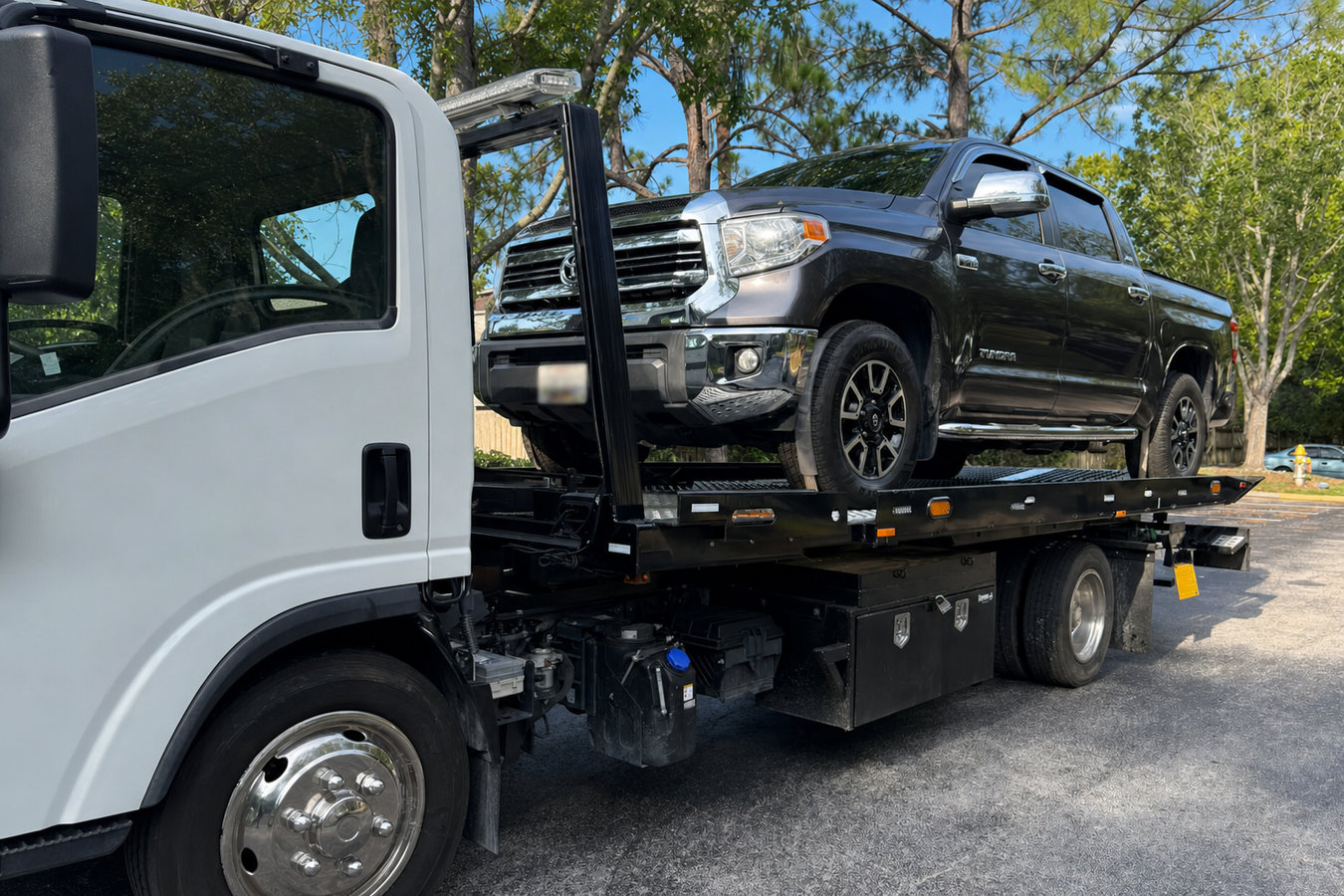 Truck towing